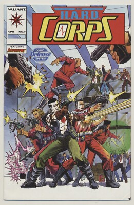 The H.A.R.D. Corps #5 Ultra Pro Comic Defense System Variant Valiant VG/FN 5.0