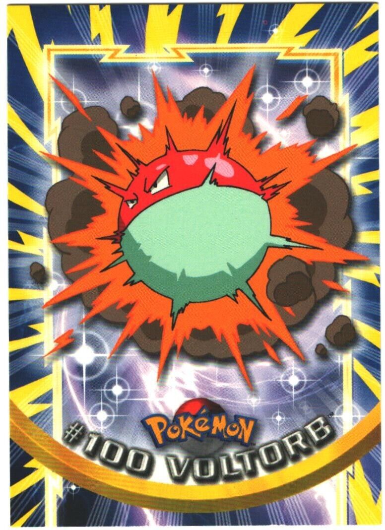 Pokemon Voltorb Sandylion Sticker Card