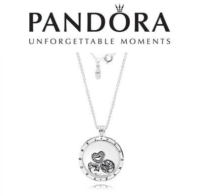 Pandora Floating Locket Necklace Love 