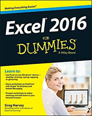 Excel 2016 for Dummies  Paperback Greg Harvey