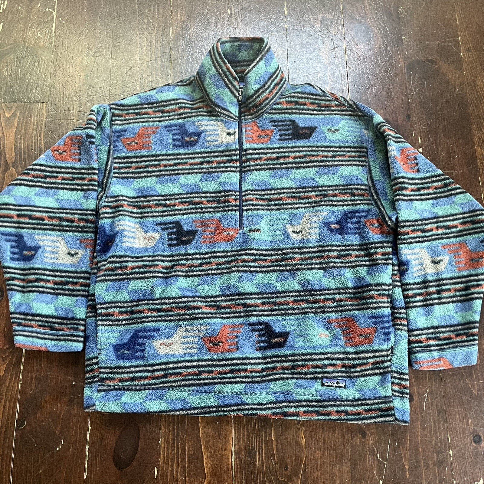Vintage 90s Patagonia Anatolia Blue 