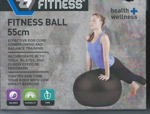black yoga ball