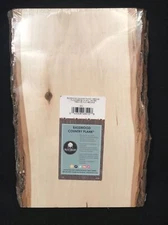 New Walnut Hollow Basswood Country Plank With Bark #3510 13" x 9" USA Made