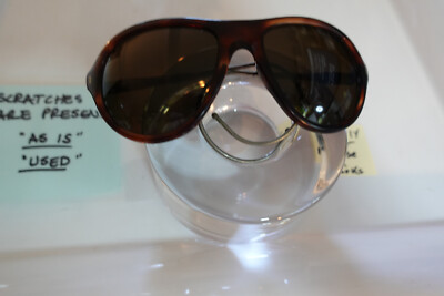 Cauder Tortoise Frame Cable Temple Amber Brown Lens Vintage Aviator-  sg14