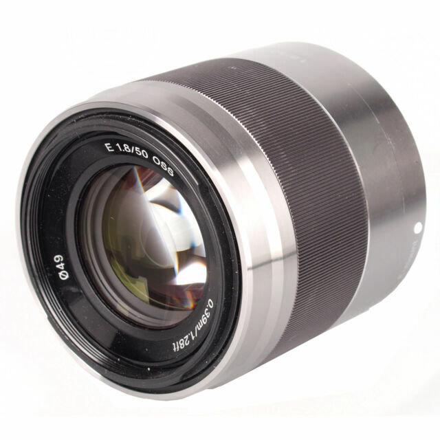 Sony+SEL+50+mm+F%2F1.8+E+OSS+For+Sony+-+Silver for sale online | eBay