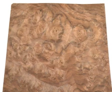 Walnut Burl Raw Wood Veneer Sheet 9.5 x 16 inches 1/42nd thick            4705-4