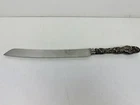 Gorham Lily Sterling Silver Handle Sheffield Blade Wedding Cake Knife 12.5"
