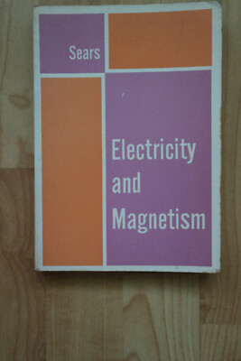 Electricity and Magnetism von Sears auf Englisch Taschenbuch Gut!!