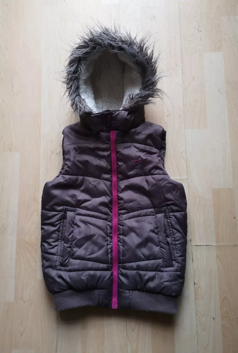 Girls hooded deals gilet