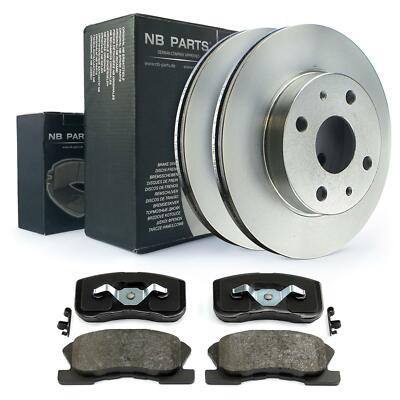 Bremsscheiben + Bremsbeläge vorne 234mm belüftet für Daihatsu Move Sirion M1 M2