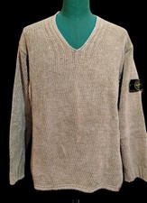 STONE ISLAND Vintage 90s Osti Chenille Sweate...