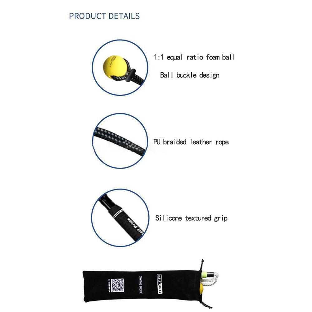 PU Golf Swing Rope Durable Golf Training Rope Outdoor Accessories