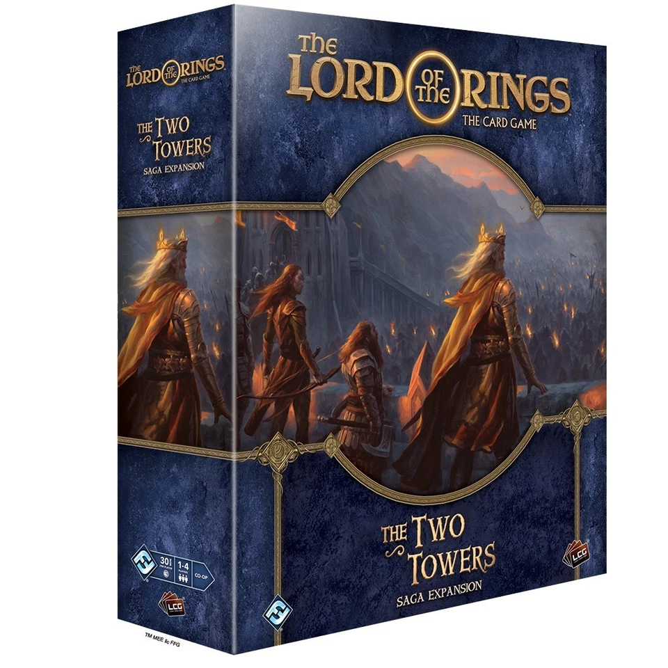 THE TWO TOWERS SAGA EXPANSION LOTR LCG Card / Board Game FFG NIB