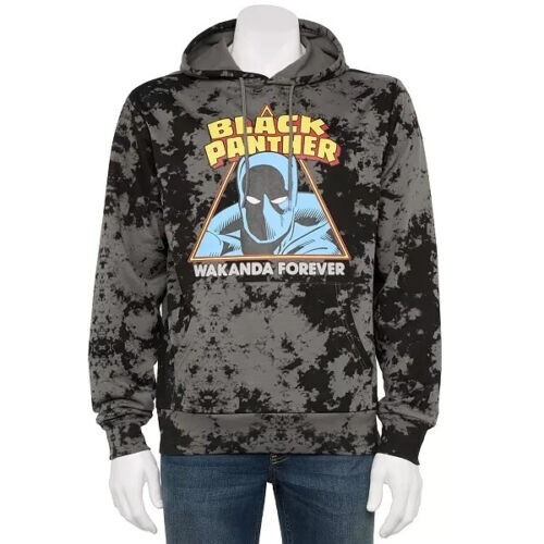 Marvel Black Panther Wakanda Forever Collector Hoodie Men's Size Large Tall