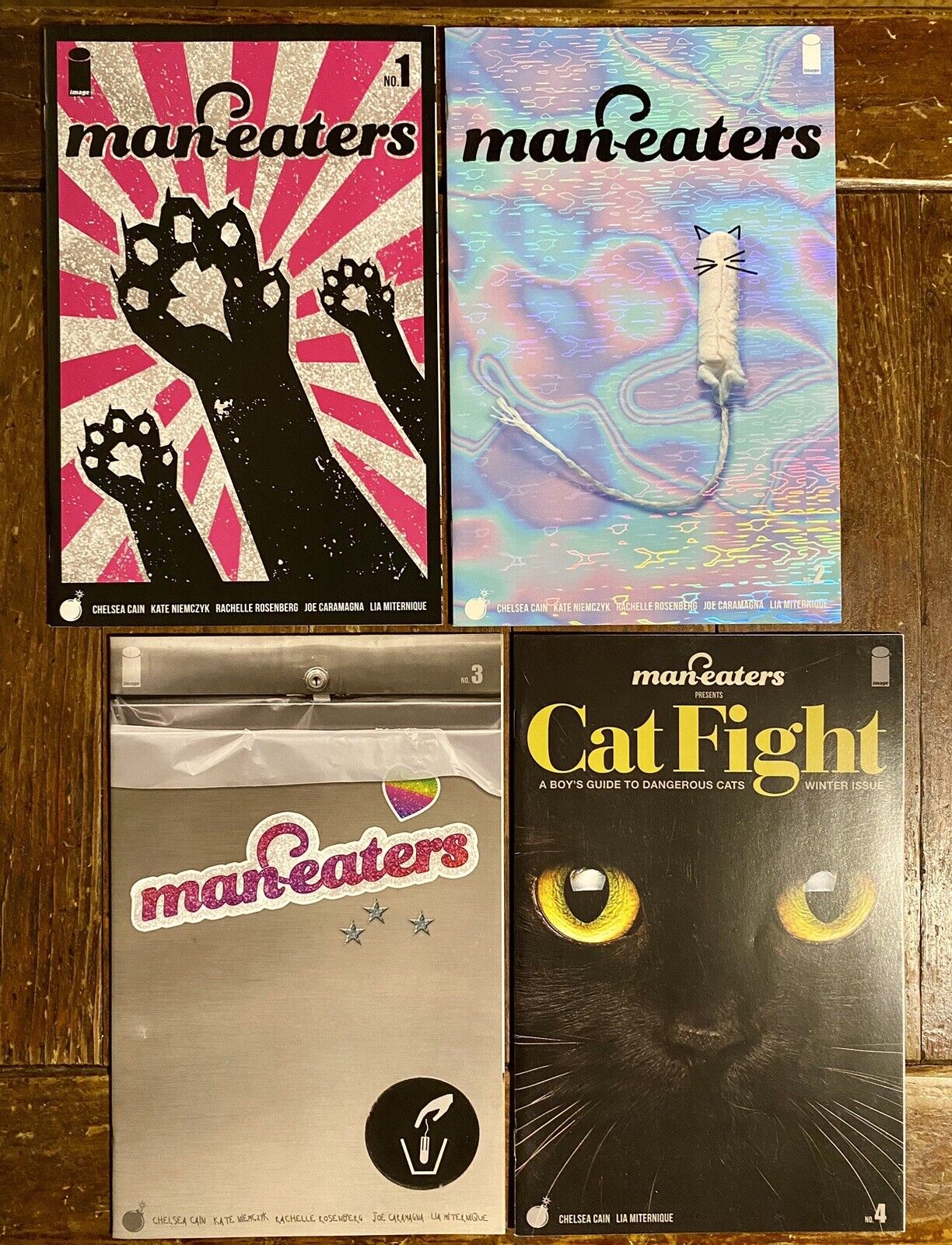 MANEATERS #1-4 | 2018 Chelsea Cain CAT Comics! | Image! | MEOW! 🐈 🩸 🐈