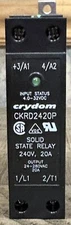 Crydom CKRD2420P Solid State Relay, 240V, 20A 4-32VDC 24-280VAC SPST-NO DIN RAIL