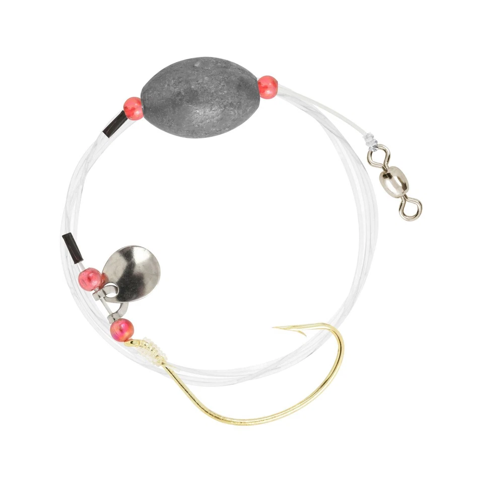 Lote de 5 Sea Striker 2 plataformas de platija Berkley cabezas de plantilla ganchos abatibles flotadores SW Foto 2 de 4