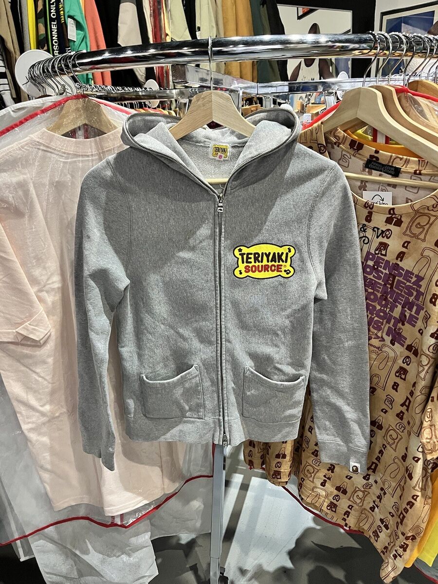 A Bathing Ape BAPE Teriyaki Source Alien Full Zip Gray A Bathing Ape BAPE Teriyaki Source Alien Full Zip Gray