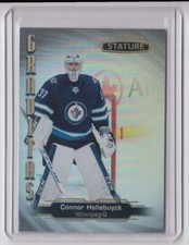 2020-21 Upper Deck Stature Gravitas Connor Hellebuyck Winnipeg Jets #G-12