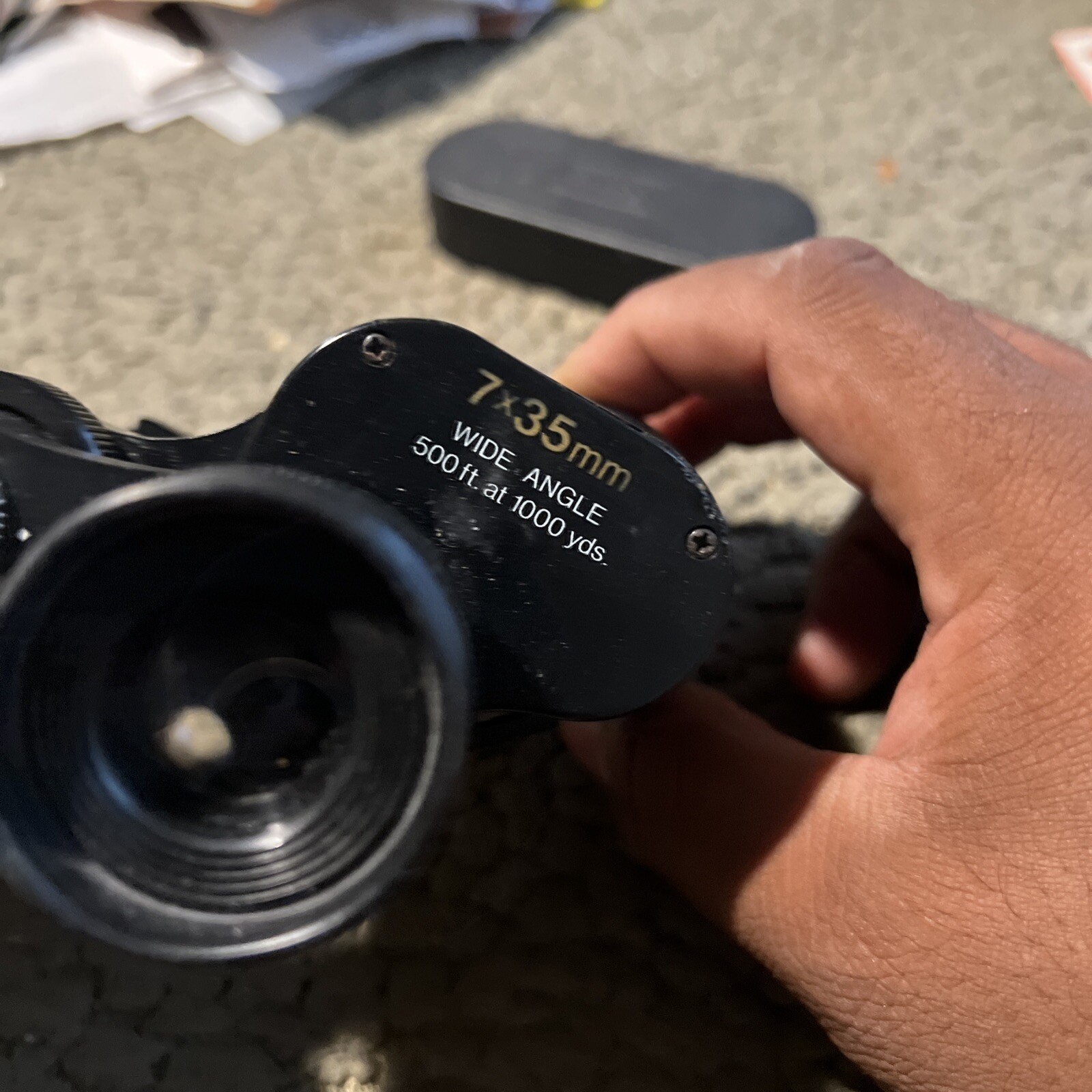 Vintage Sears Binoculars Model 2511 Wide Angle 7x35mm 500ft at 1000