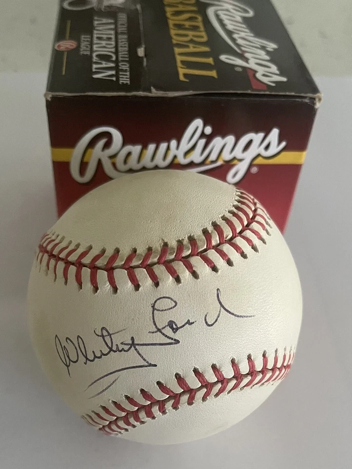 Whitey Ford Signed Autographed Rawlings AL Baseball NY Yankees  - Image 3 of 4