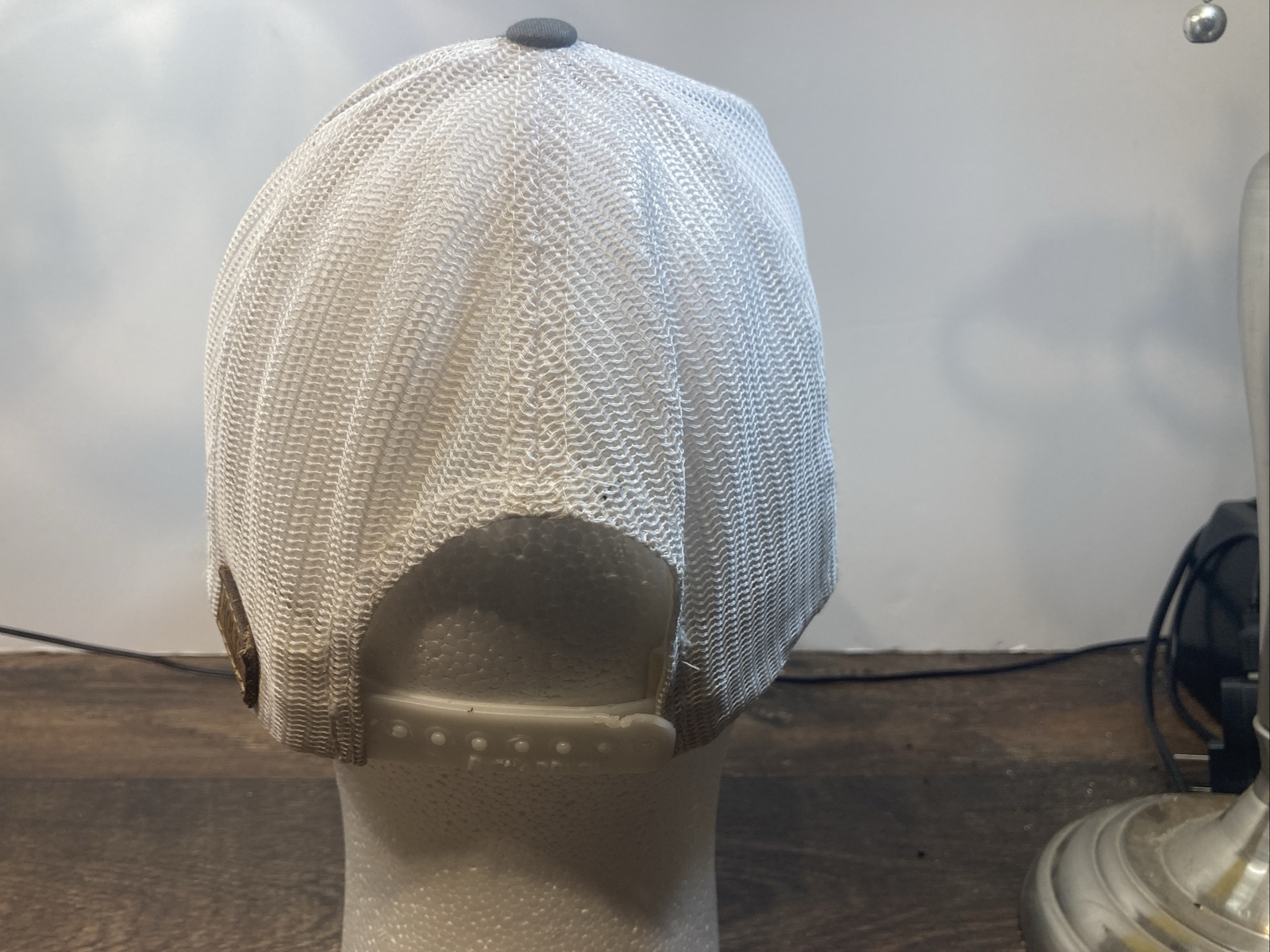 Tiger Contracting leather patch snapback hat cap … - image 5