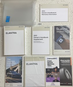 2021 HYUNDAI ELANTRA OWNERS MANUAL OPERATORS USER GUIDE BOOK SET | eBay