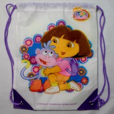 VIACOM INTERNATIONAL 2008 DORA THE EXPLORER 11'' BAG w CORDS PRESCHOOL ACCESSORY
