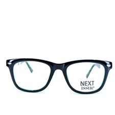 Next Issue NI 10 COL 90 Black Green Round Horn Rim Eyeglasses 51[]20 145 mm A1