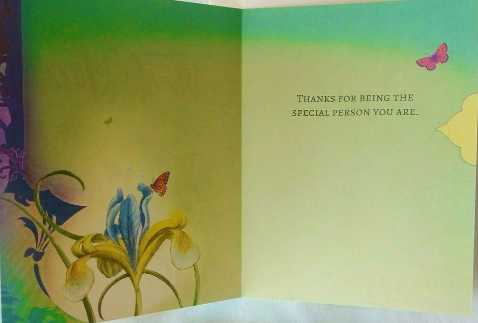 "Pretty Special Person", (1) Leanin' Tree Thank You Card, New With (1) Envelope - Image 2 of 4