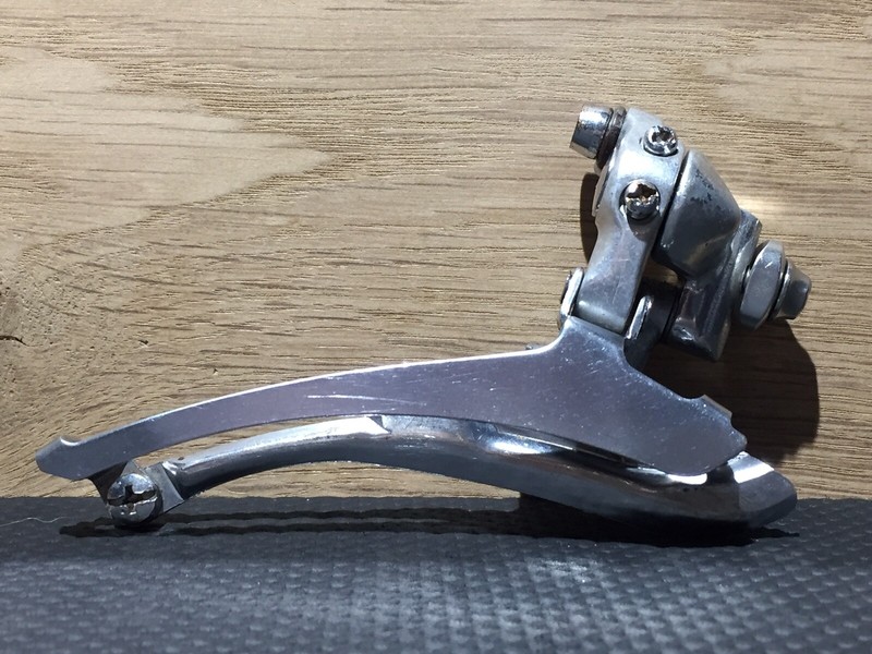 Shimano Braze-on 2 Speed Double Retro FD-A551 Road Bike Front Deraileur RX100