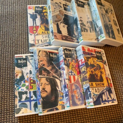 Rare THE BEATLES Anthology VHS Vol.1-8 Set Japan Edition