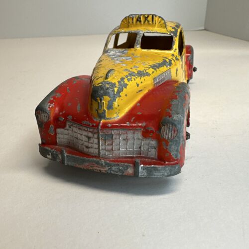 Vintage - 1950's Hubley Kiddie Toy - Cadillac Taxi - 7” - 459 - See Photos!! - Picture 2 of 16