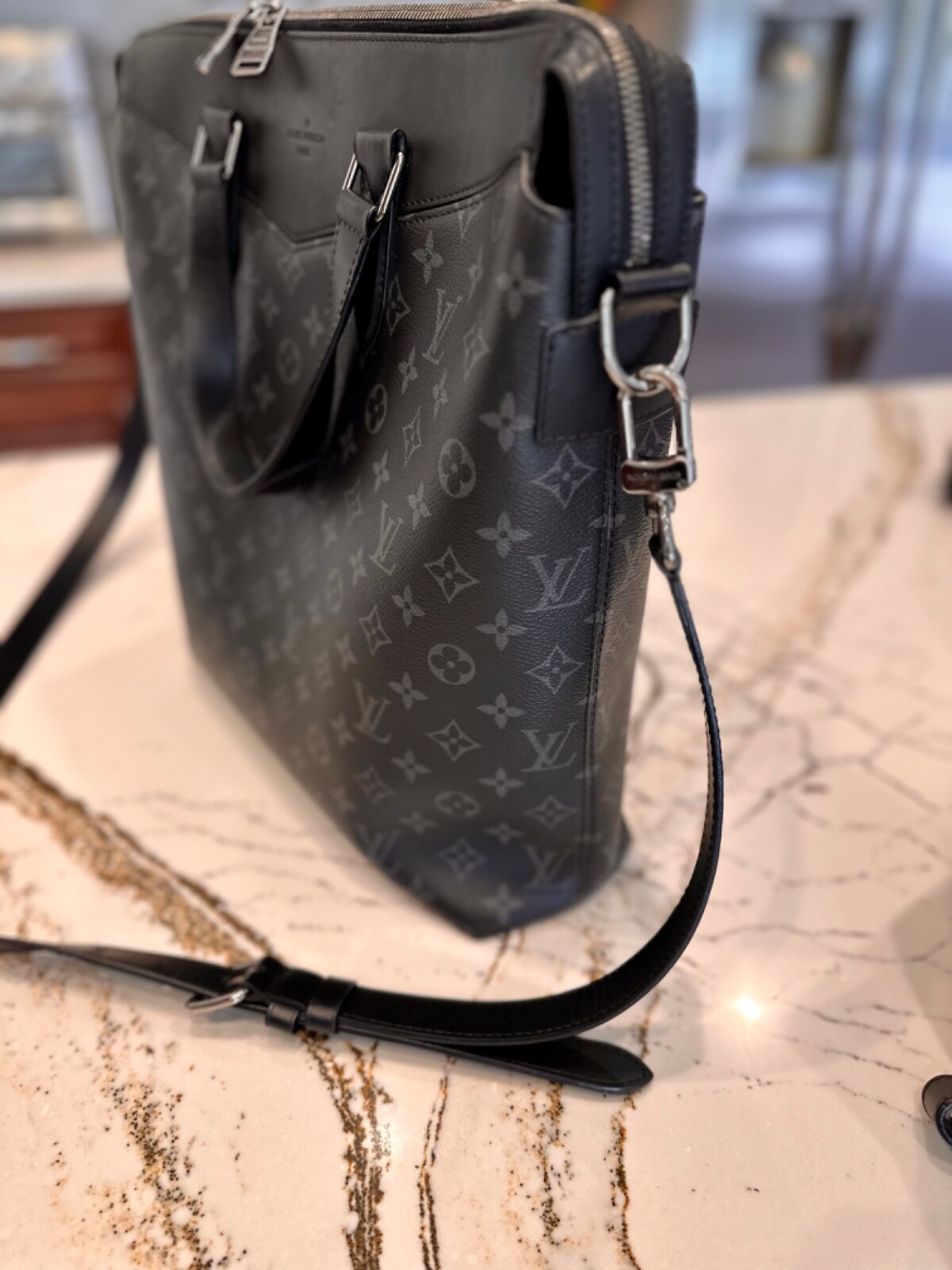 LOUIS VUITTON EXPLORER Monogram Eclipse BAG 2-WAY… - image 2