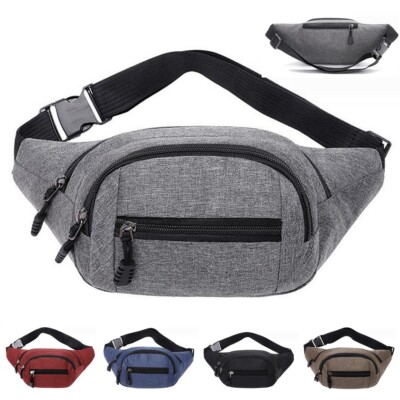 Women Fanny Pack Belt waist Bag Cross body Sling Shoulder Travel Sport Pouch Bag