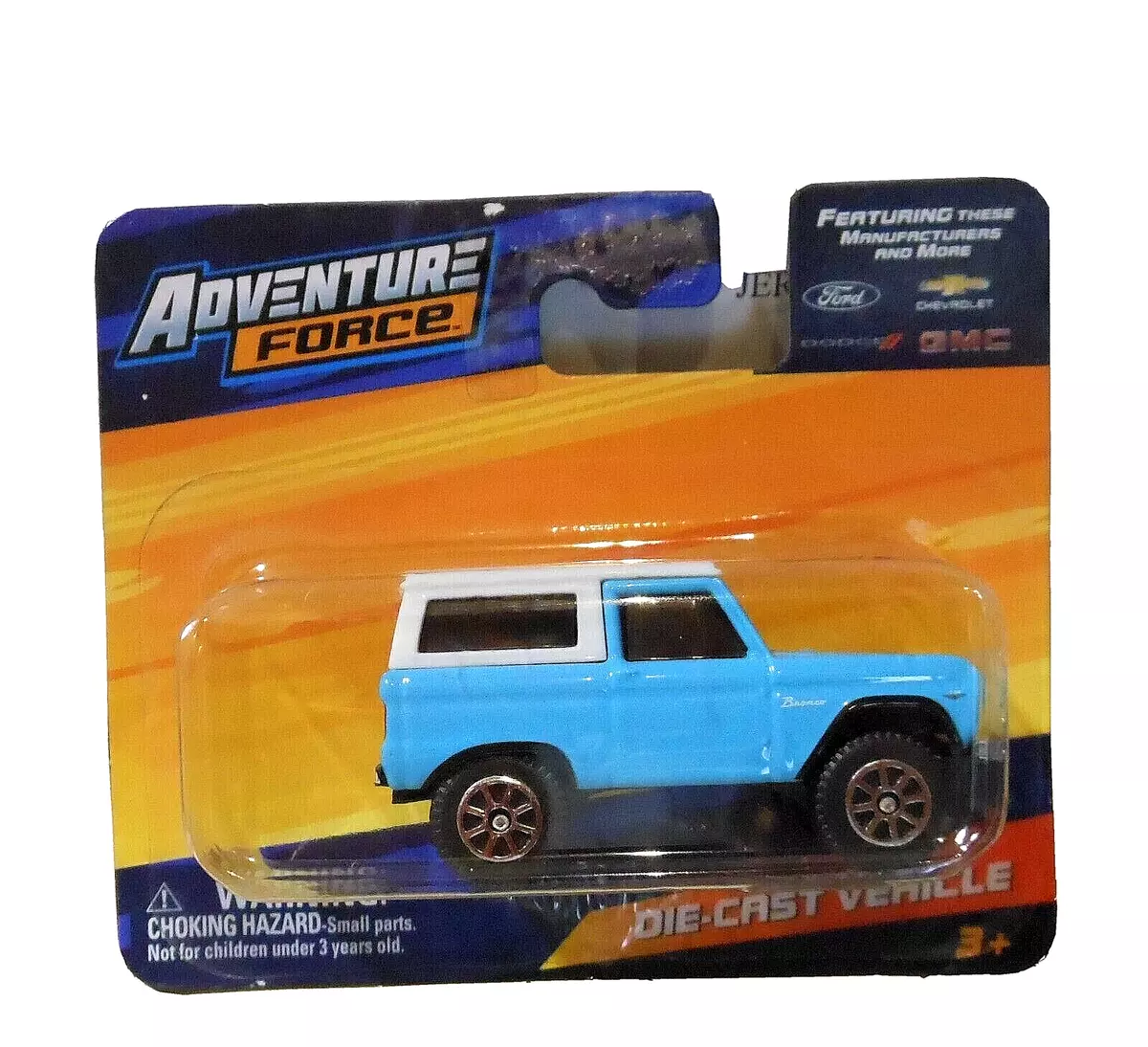 Maisto Adventure Force Diecast 1 64 Ford Bronco bleu clair