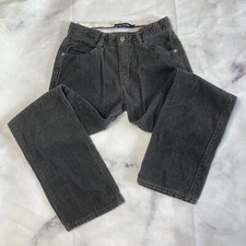 Mini Boden Gray Cords Boys Size 13Y Corduroy Pants Straight Leg C8