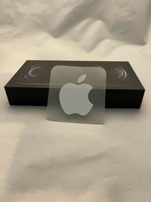 Iphone 12 Pro Max Box Only With Big Apple Sticker Graphite 256gb Ebay