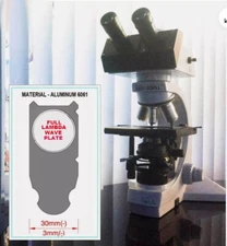 Leica Microscopee CCMBO Aluminum Slider and full Lambda wave plate lens