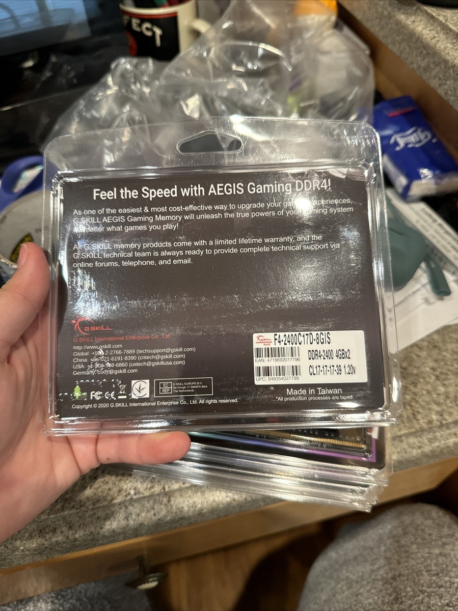 G Skill Aegis 8GB (4GBx2) F4-2400C17D-8GIS | eBay