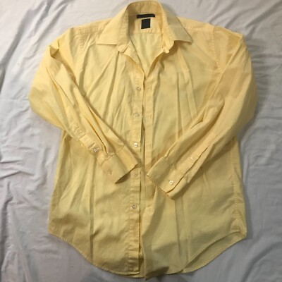 men's slim fit yellow dress shirt Sumtumn Men's Yellow Dress Shirts Long Sleeve Button Down Shirt Casual Formal Business Tops with Pocket L, Size: Large