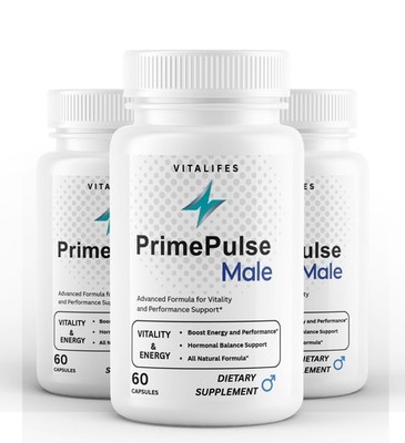 (3 Pack) Prime Pulse Advanced Male Pills PrimePulse Vitamin Supplement 60Caps