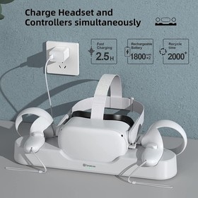 Fast Charge for Quest 2 Headset & Controllers~