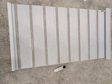 Bringnox Motorized Zebra Roller Blind 28x47 100% Blackout (Matter over thread)