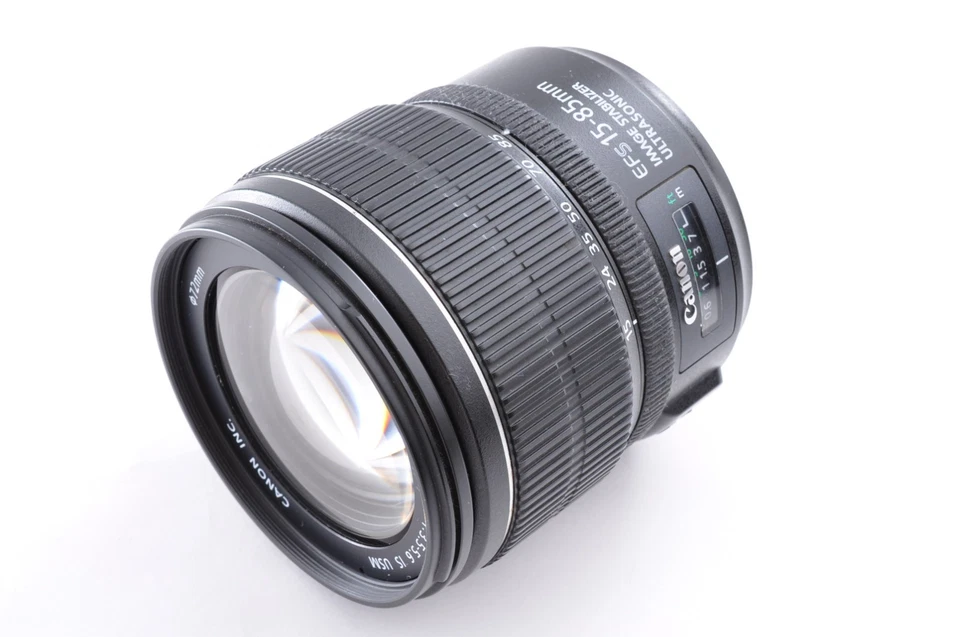 Canon EF-S 15-85mm F/3.5-5.6 IS USM Zoom Lens Cap Exc+5 From Japan #6267 - Image 4 of 4