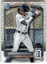 2025 Bowman #BCP-5 Franyerber Montilla Chrome Prospects Mega Refractor 1st