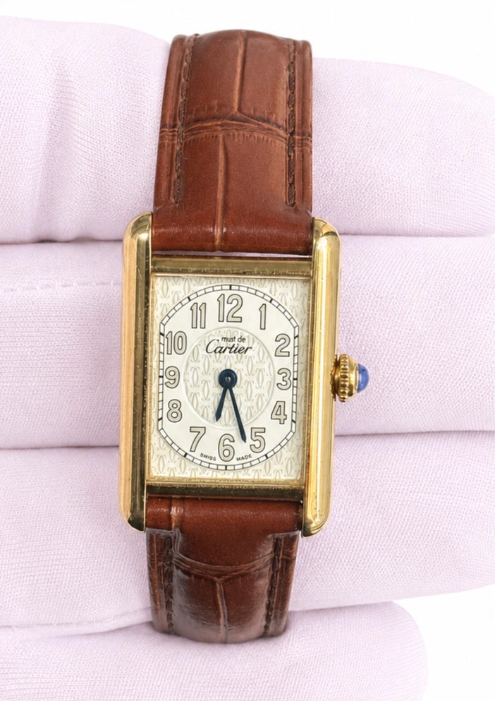 Cartier Tank - 22 mm, White Gold for sale | eBay
