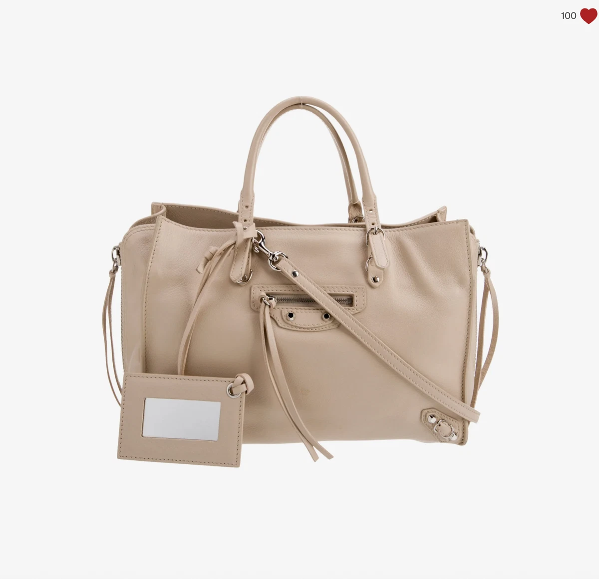 バレンシアガ ペーパー ミニ　2WAYバッグ レザー　アイボリー　A4可　通勤 Balenciaga Papier Mini Bags & Handbags for Women for sale | eBay