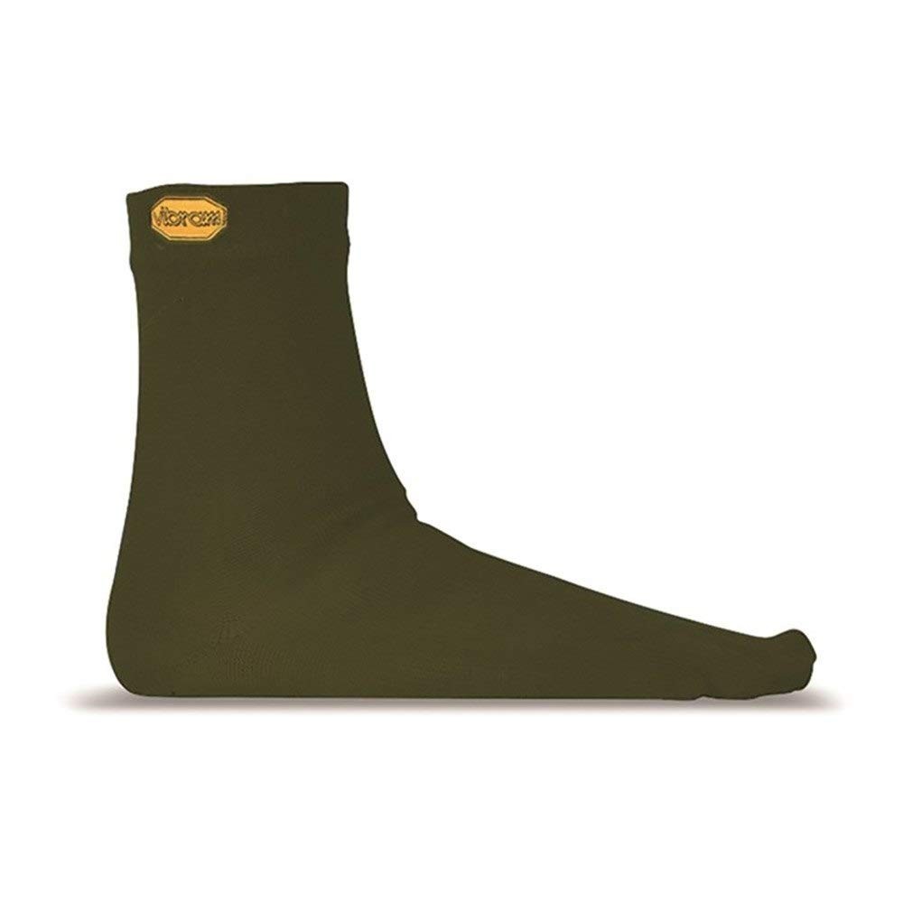 Vibram FiveFingers, Wool Blend Crew Socks, Uomo, S18C01S, Verde Militare, (u7W)