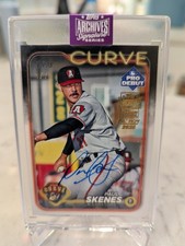 2025 Topps Archive Signature Serie Paul Skenes /7 Pro Debut On Card Auto 2024